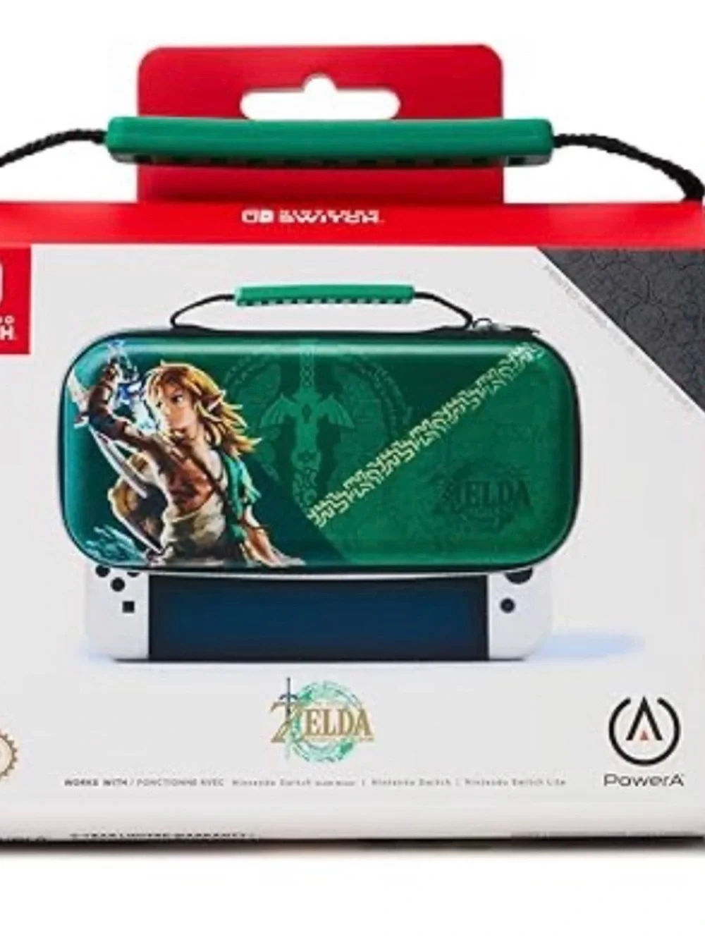 Nintendo Zelda Themed Green Hard Carry Case
